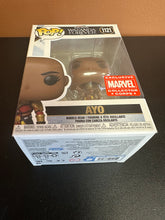 Load image into Gallery viewer, FUNKO POP MARVEL BLACK PANTHER WAKANDA FORVER AYO COLLECTOR CORPS 1121
