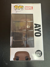 Load image into Gallery viewer, FUNKO POP MARVEL BLACK PANTHER WAKANDA FORVER AYO COLLECTOR CORPS 1121
