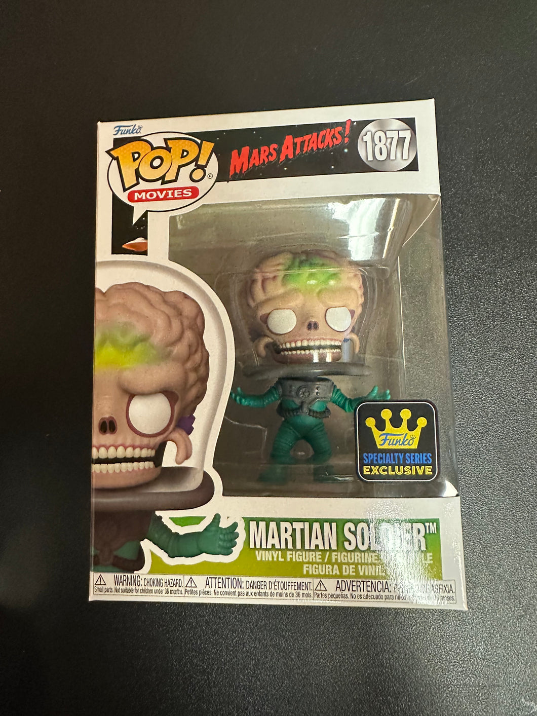 FUNKO POP MOVIES MARS ATTACKS! MARTIAN SOLDIER SPECIALTY SERIES 1877