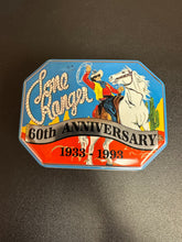 Load image into Gallery viewer, The Lone Ranger 60th Anniversary Set of 4 Pocket Knives in Tin with COA
