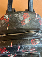 Load image into Gallery viewer, STAR WARS TATTOO KYLO REN LOUNGEFLY MINI BACKPACK PREOWNED
