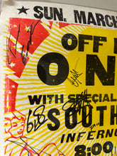 Load image into Gallery viewer, Off By One Buzz 102.9 Nashville March 23 2004 Hatch Show Print Autographed Poster Damaged
