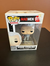 Load image into Gallery viewer, FUNKO POP MAD MEN ROGER STERLING 911 STICKER DMG
