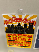 Load image into Gallery viewer, 50 Years of the Country Music Hall of Fame and Musem 2017 Hatch Show Print Poster Damaged
