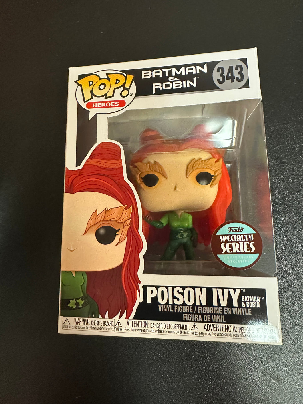 FUNKO POP BATMAN & ROBIN POISON IVY SPECALITY SERIES 343