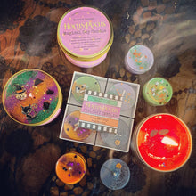 Load image into Gallery viewer, Hocus Pocus Tealight Candles | Halloween | Vegan | Handmade
