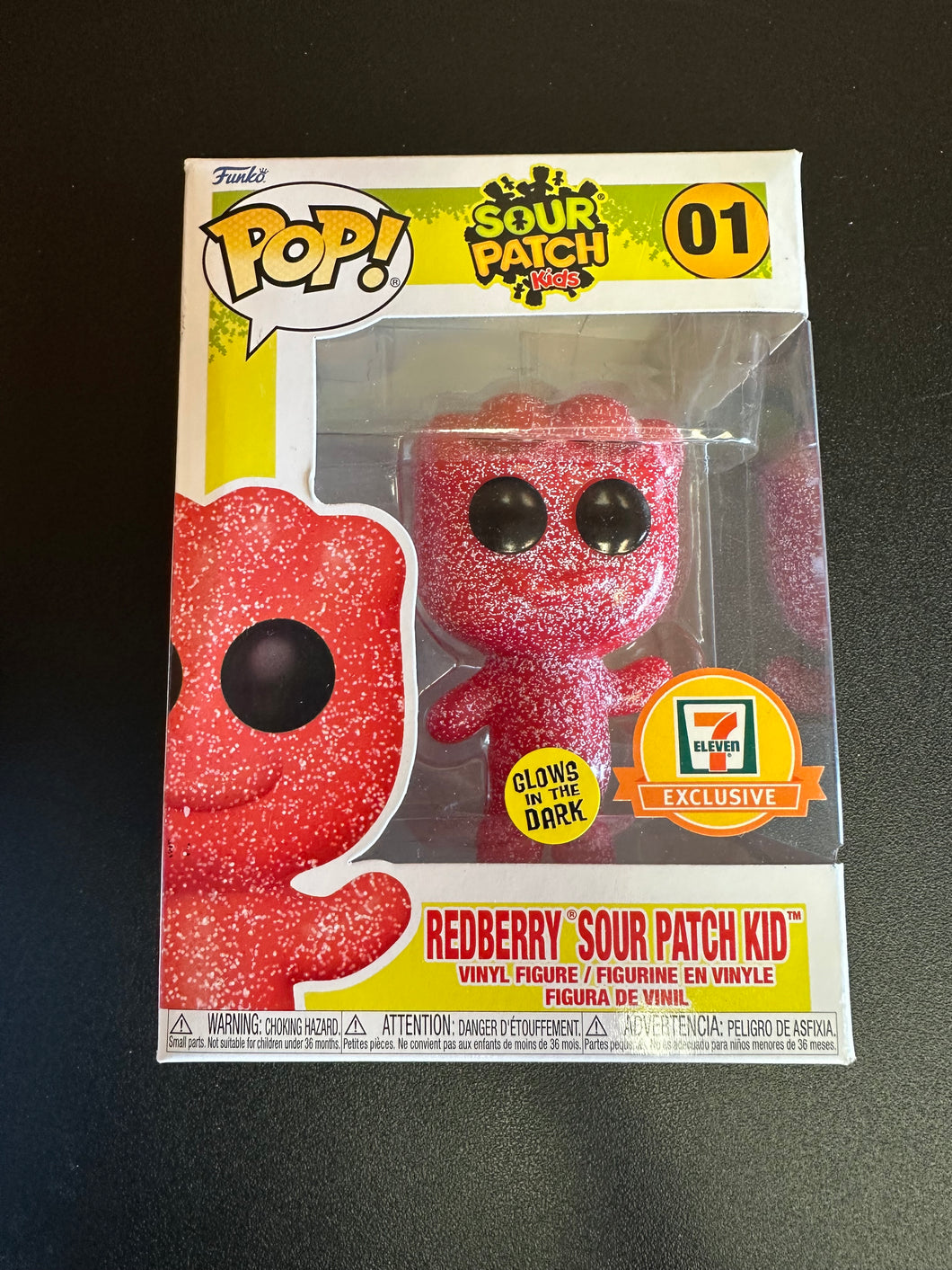 FUNKO POP REDBERRY SOUR PATCH KID GITD 711 EXCLUSIVE 01