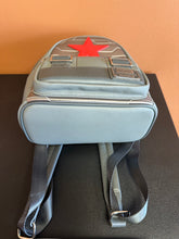 Load image into Gallery viewer, MARVEL WINTER SOLIDER LOUNGEFLY MINI BACKPACK &amp; WALLET PREOWNED
