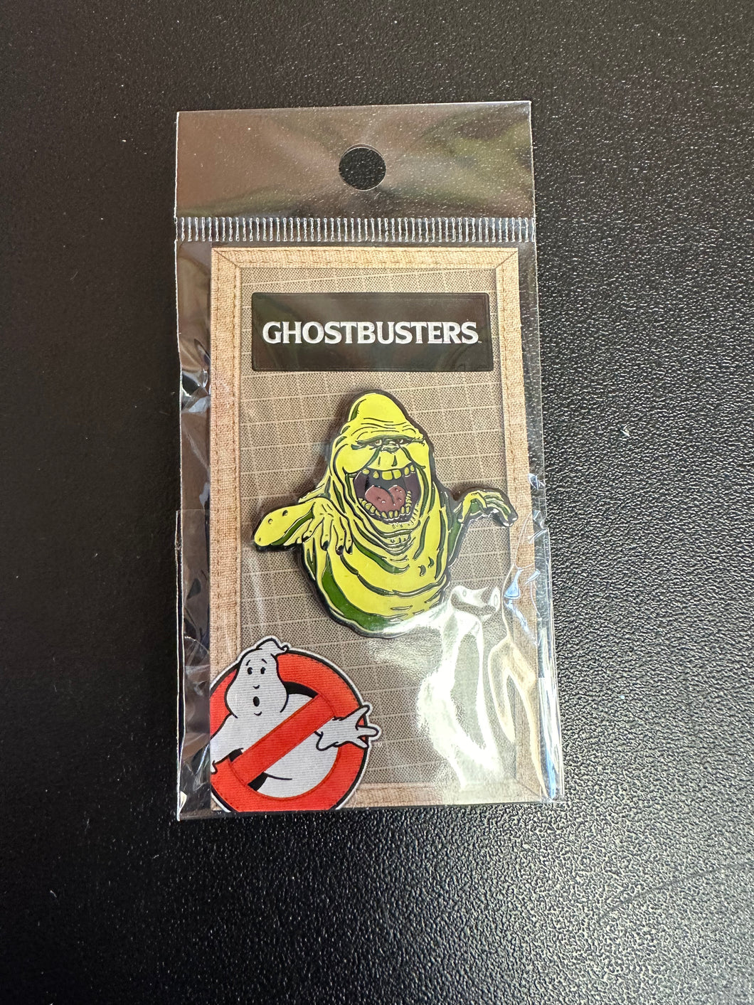 GHOSTBUSTERS - SLIMER GLOW IN THE DARK ENAMEL PIN