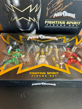 Load image into Gallery viewer, BANDAI SABAN’S POWER RANGERS FIGHTING SPIRIT FIGURE SET SIGNED BY JASON DAVID FRANK TOMMY NO COA
