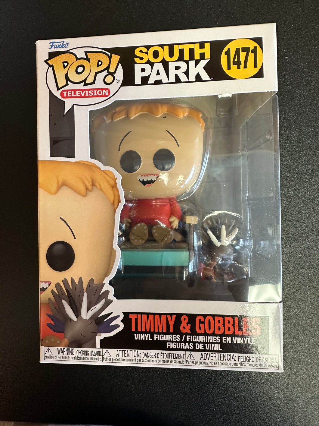 FUNKO POP SOUTH PARK TIMMY & GOBBLES 1471 DISNEY IMPRINTED BOX