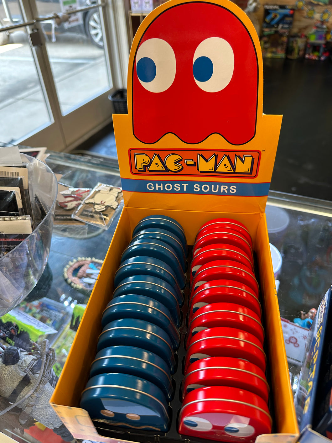 PAC-MAN GHOST SOURS (1) CANDY TIN