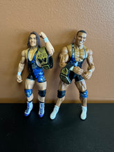 Load image into Gallery viewer, WWE Chad Gable &amp; Jason Jordan Then Now Forever NXT Loose Figures
