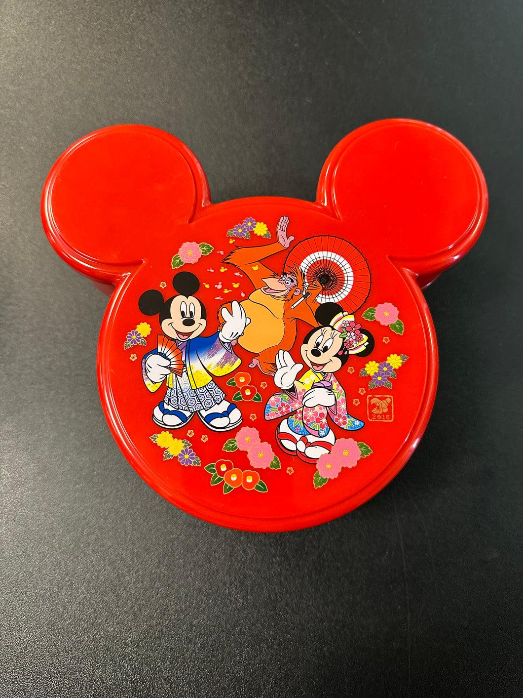 Disney 2016 Red Mickey Mouse Bento Box Container