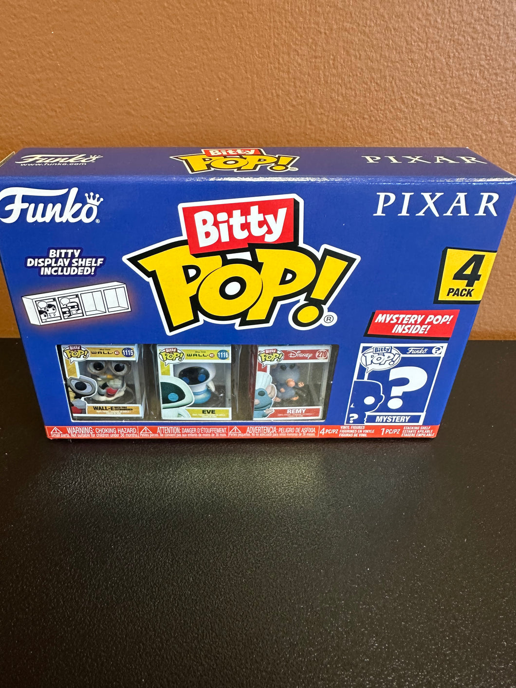 FUNKO BITTY POP PIXAR MINI MYSTERY 4 PACK