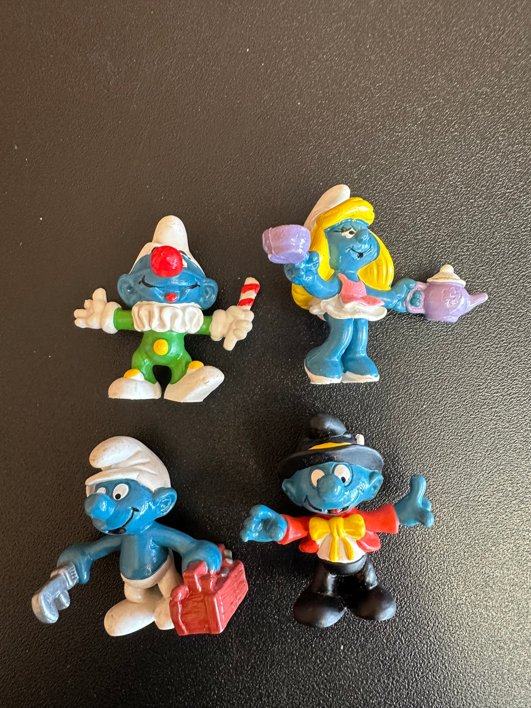 Schleich Peyo Job Smurfs 2” Figures Set of 4