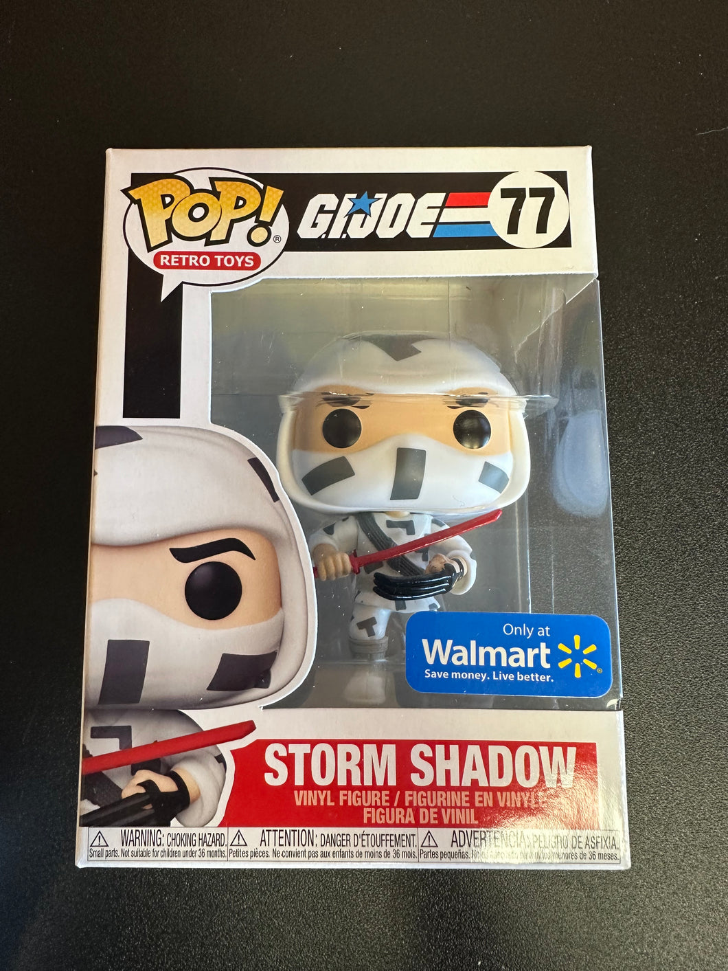 FUNKO POP RETRO TOYS G.I. JOE STORM SHADOW WALMART 77