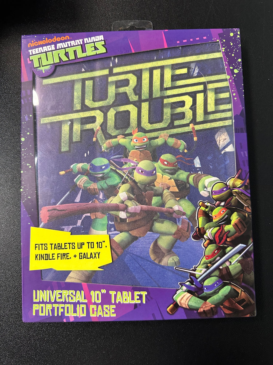 SAKAR TMNT UNIVERSAL 10” TABLET PORTFOLIO CASE KINDLE FIRE GALAXY