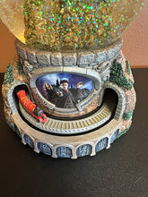 Load image into Gallery viewer, Harry Potter Hogwarts Express Illuminated 8&quot; Tall Musical Globe Preowned
