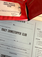 Load image into Gallery viewer, Dick Tracy 1961 Crimestopper Club Kit
