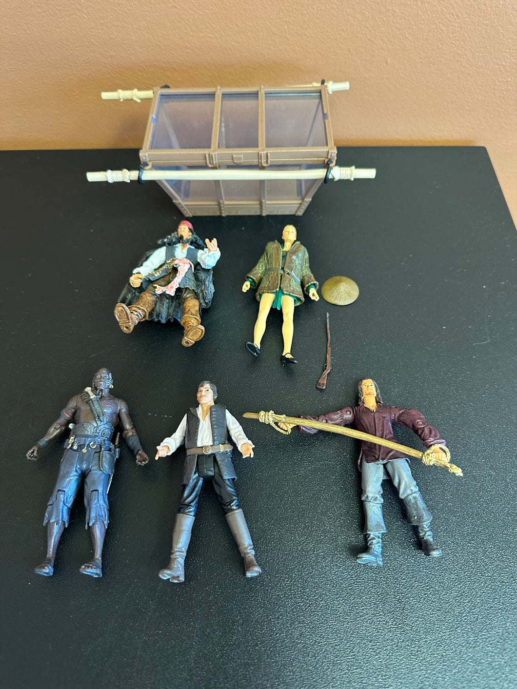 Jakks Pirates of the Caribbean Set of 5 Loose Figures Plus Extras