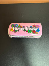 Load image into Gallery viewer, Kinsmart 1962 Volkswagen Pink “Flower Power” Classical Bus KT5060 1/32 Preowned
