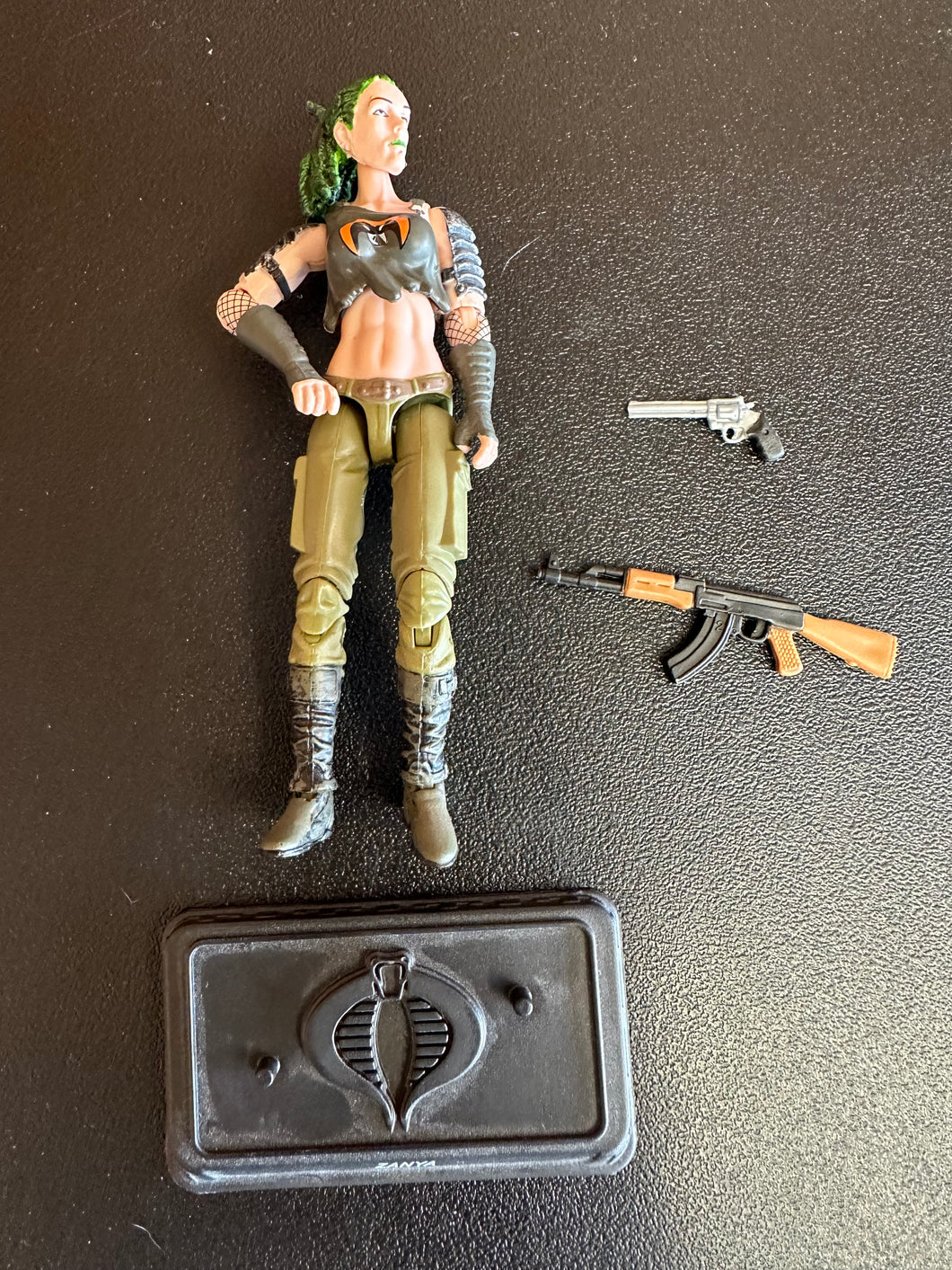 G.I. JOE 2011 ZANYA LOOSE FIGURE