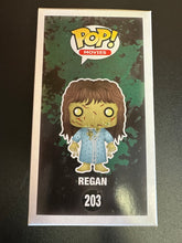 Load image into Gallery viewer, FUNKO POP THE EXORCIST REGAN “Sweet Dreams!” SIGNED BY Linda Blair DAMAGED 203 NO COA
