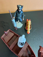 Load image into Gallery viewer, Jakks Pirates of the Caribbean Set Blackbeard Loose Figure from Battle Pack Plus Extras
