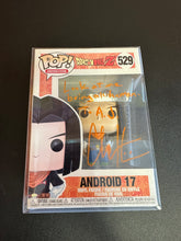 Load image into Gallery viewer, FUNKO POP SIGNED BY CHUCK HUBER DRAGONBALL Z 529 ANROID 17 NO COA
