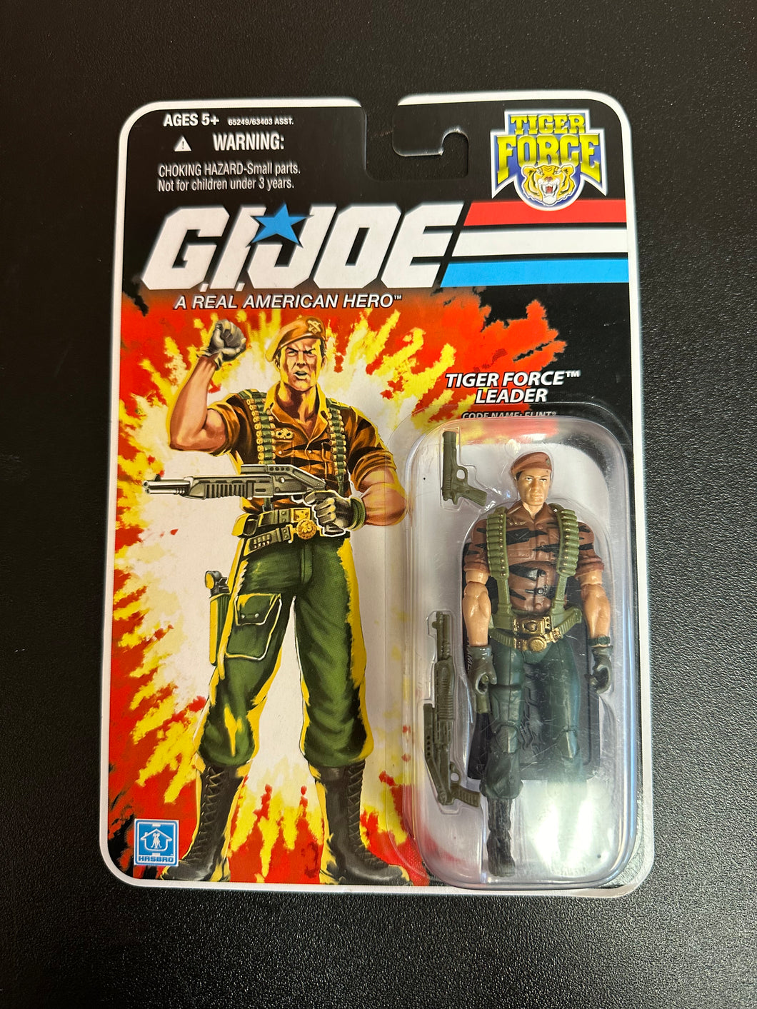 Hasbro G.I. Joe Tiger Force Leader Flint 3.75” Figure