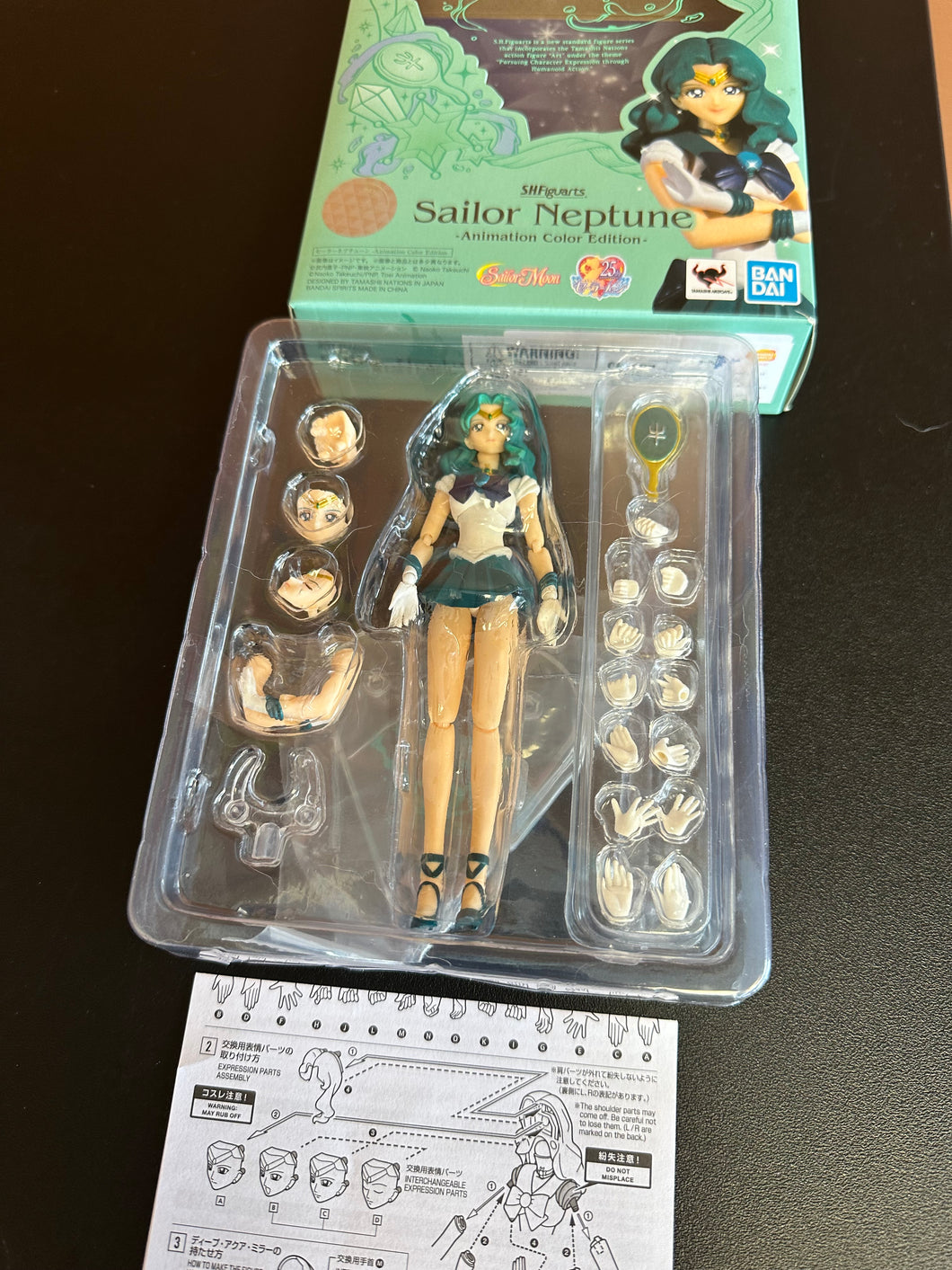 Bandai S.H.Figuarts Sailor Neptune Animation Color Edition Preowned Figure