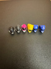 Load image into Gallery viewer, Power Rangers Plastic Rings Lot of 6 Preowned
