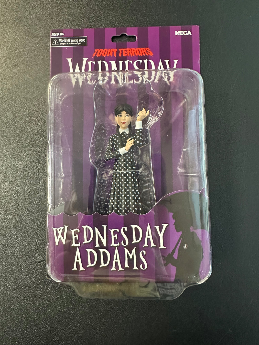 NECA TOONY TERRORS WEDNESDAY ADDAMS FIGURE