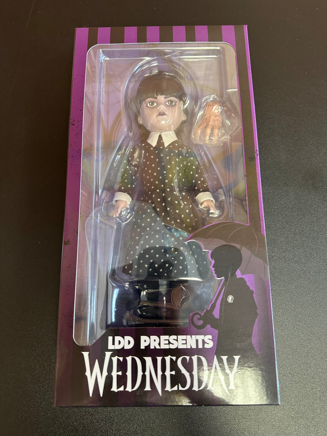 Wednesday Addams with Thing Hand Living Dead Doll LDD