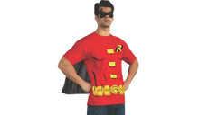 Load image into Gallery viewer, Rubies DC Tobin Cape And Mask Costume Tee Shirt Red
