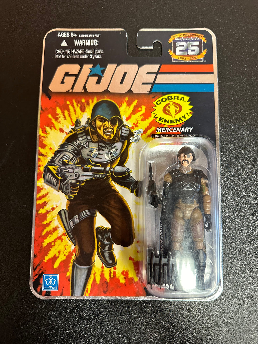 Hasbro G.I. Joe 25th Anniversary Mercenary Major Bludd