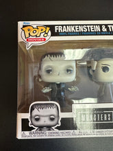 Load image into Gallery viewer, FUNKO POP FRANKENSTEIN &amp; THE BRIDE 2 PACK HOT TOPIC
