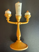 Load image into Gallery viewer, Disney Beauty &amp; The Beast Lumiere Sings “Be Our Guest” Preowned Figure Works!
