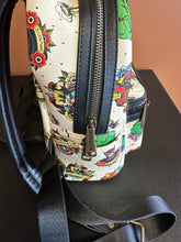 Load image into Gallery viewer, MARVEL TATTOO LOUNGEFLY MINI BACKPACK PREOWNED
