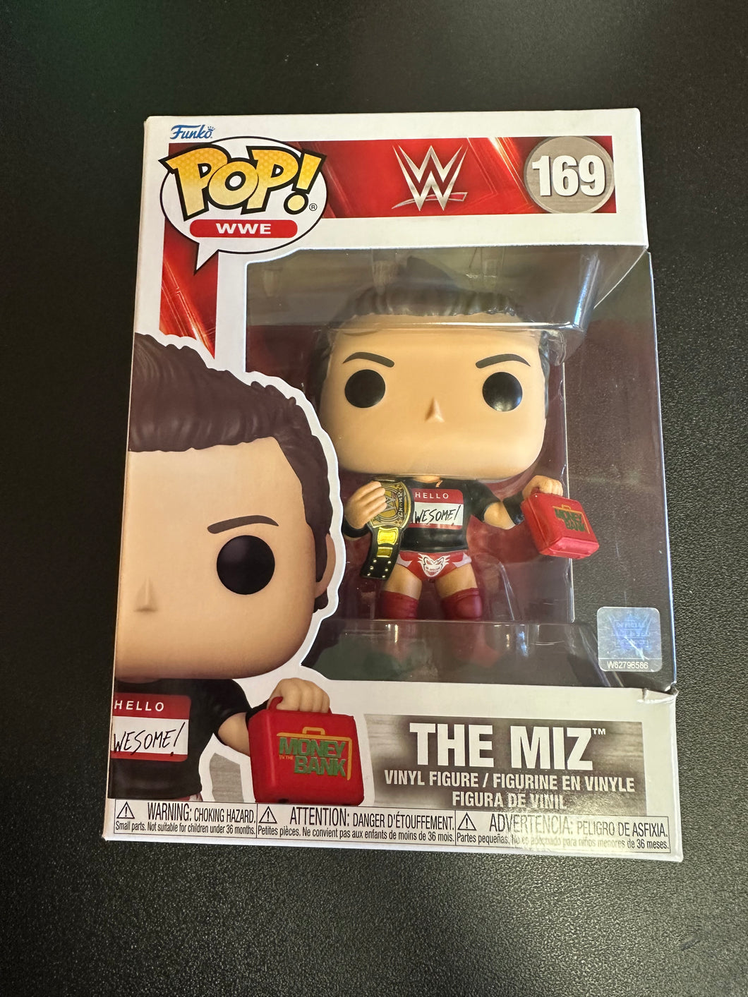 FUNKO POP WWE THE MIZ 169 BOX DAMAGE