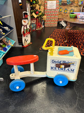 Load image into Gallery viewer, Playskool Good Humor Ice Cream Little Kid’s Ride On with Orange Popsicle Preowned
