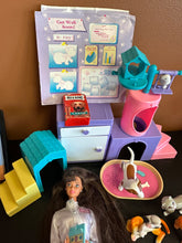 Load image into Gallery viewer, Barbie Brunette Pet Doctor Check Up &amp; Play Center Vet Pet PlaySet Pieces Preowned
