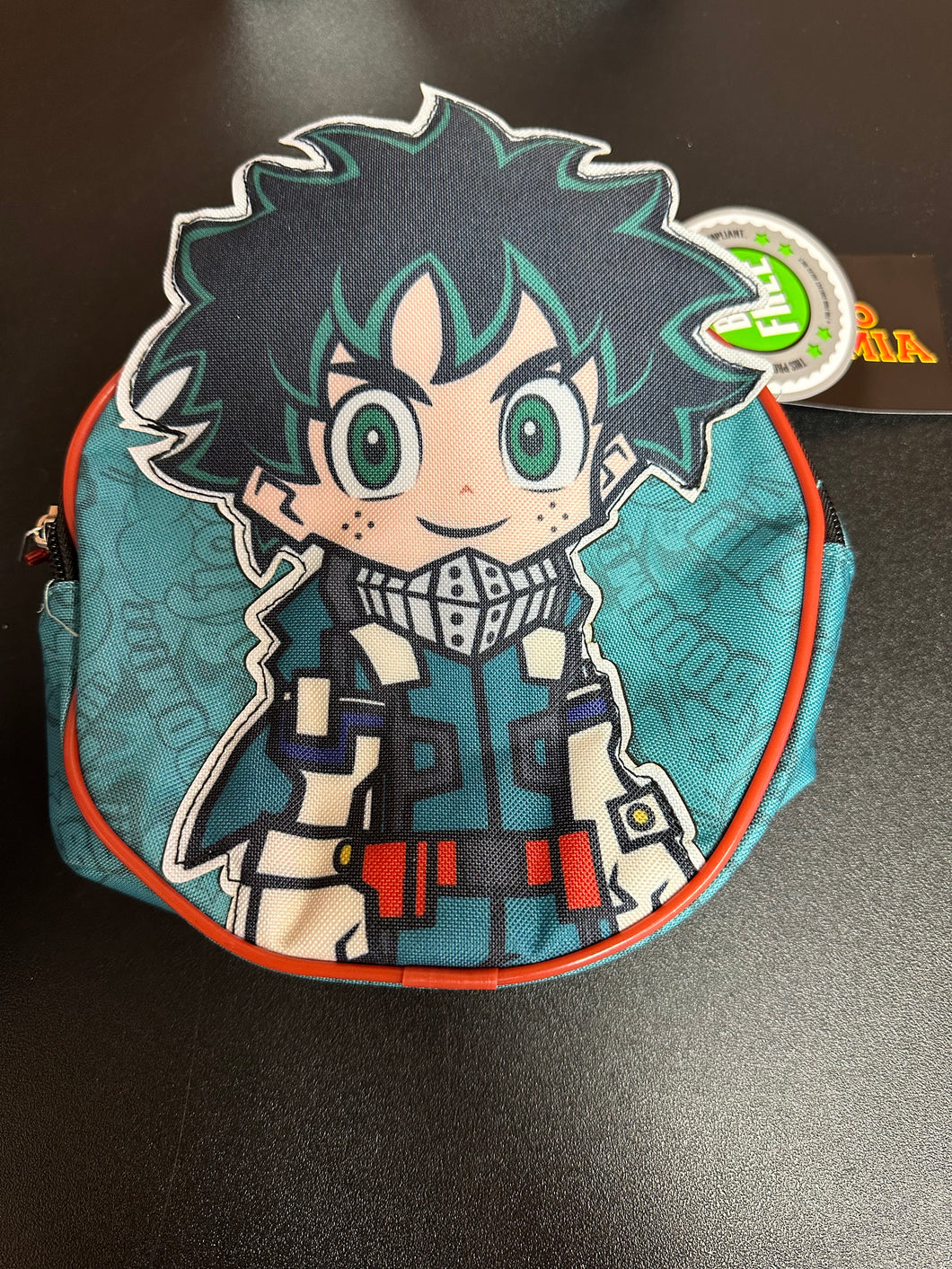 BIOWORLD MY HERO ACADEMIA DEKU IZUKU MIDORIYA SMALL ROUND LUNCH TOTE