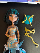 Load image into Gallery viewer, Monster High Ghouls Rule Cleo de Nile Missing Accessories Preowned Doll
