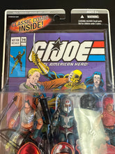 Load image into Gallery viewer, Hasbro G.I. Joe Comic Pack Zartan, Combra Commander, &amp; Zarana 3 Pack
