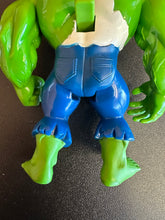 Load image into Gallery viewer, Marvel Toy BIZ 1997 Battle Damage Incredible Hulk Leg Kick Loose Preowned Figure
