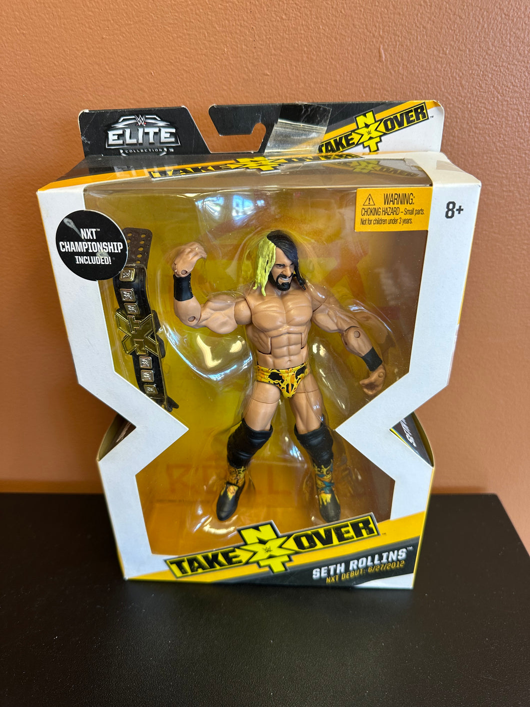 Mattel WWE Elite NXT Take Over Seth Rollins Action Figure Box Damage