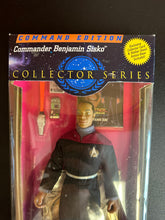 Load image into Gallery viewer, Playmates Collector Series Star Trek Commander Benjamin Sisko Figure Command Edition Box Damage
