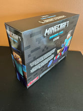 Load image into Gallery viewer, Minecraft Diamond Level Steve Figure with Enchanting Table
